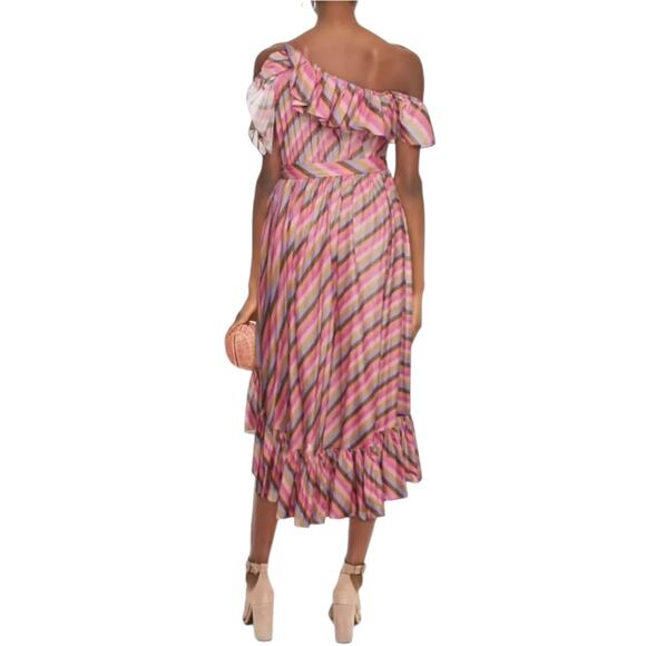 Zimmermann Poppy Asymmetrical Frill Dress - Picture 3 of 15